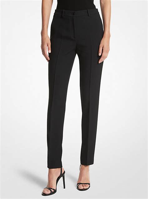 michael kors sable|Michael Kors Collection Samantha Crepe Sable Pants.